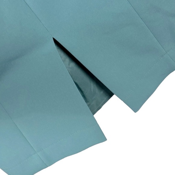 BOSS HUGO BOSS DADORIA GREEN SLEEVELESS BELTED SHEATH DRESS - Picture 12 of 14